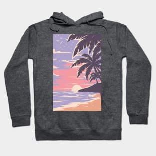 Sunset at the beach Hoodie